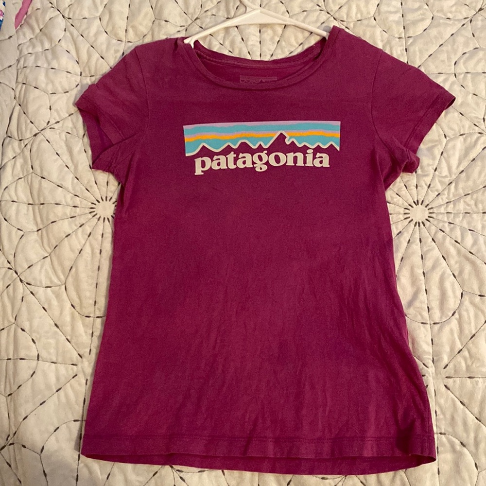 Magenta Patagonia shirt